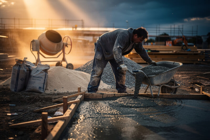 Béton 350 kg/m³ : dosage, usages et conseils pratiques
